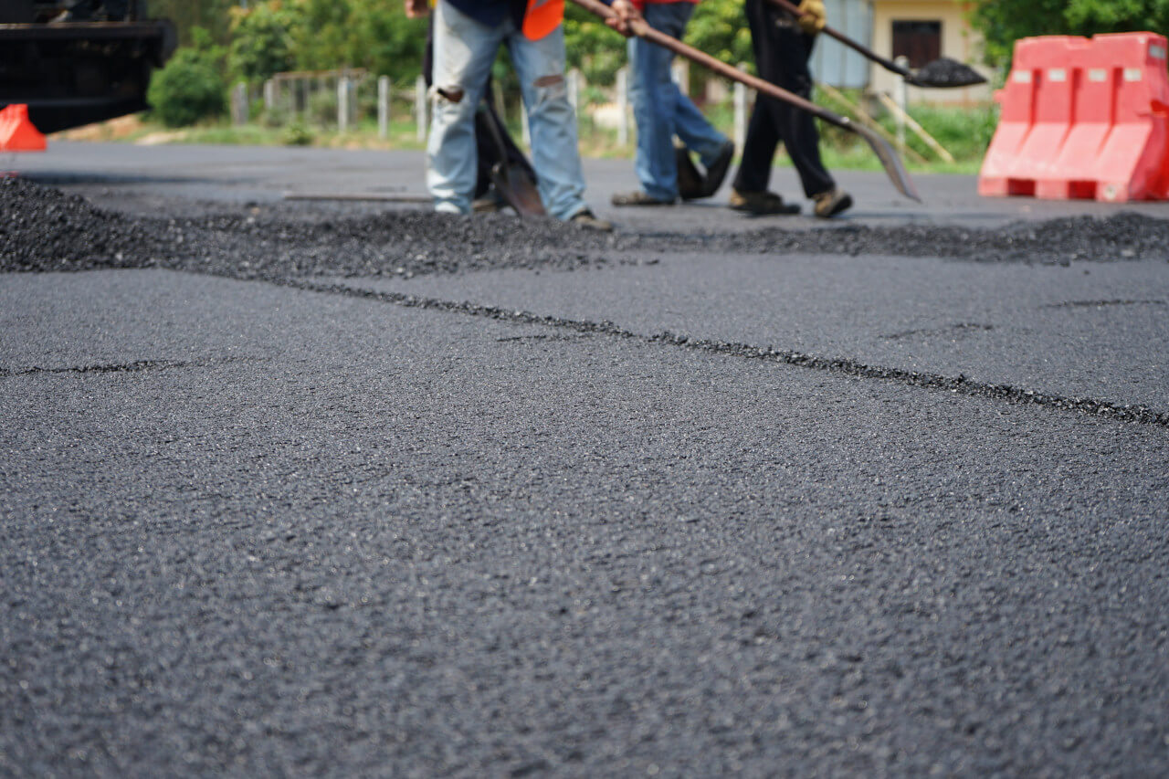 Our Paving Team at Work